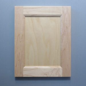 Maple, 3/8 Flat Panel, Bevel Shaker Inside Profile, Natural