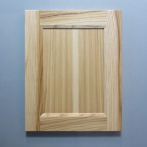 Hickory, 3/8 Flat Panel, Bevel Shaker Inside Profile, Natural