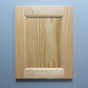 Red Oak, 3/8 Flat Panel, Bevel Shaker Inside Profile, Natural